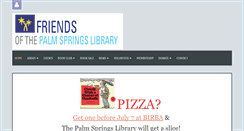 Desktop Screenshot of friendsofthepalmspringslibrary.org